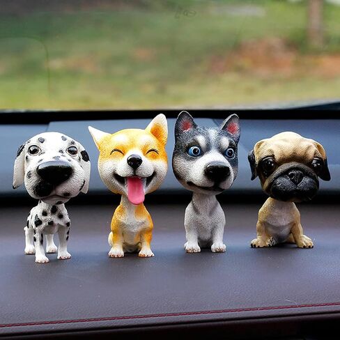 لطيف dalmatian bobblehead ، 2 "Dalmatian Dick Decor ، Dashboard Bobbleads ، حلي السيارات ، تمثال الكلاب لإكسسوارات السيارات in Kuwait