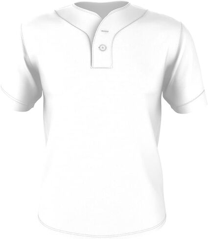 Alleson Athletic 52MTHJ - Two Button Mesh BaseB - L - Wh/Wh in Saudi Arabia
