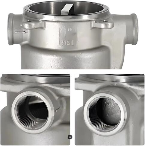 316 Stainless Steel Seawater Filter for Yacht & Speedboat Marine Engine Generator Set Air Conditioning Speedboat Marine Hardware(1 inch) in Saudi Arabia