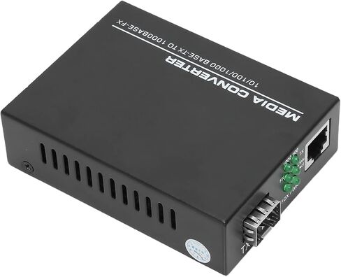 Multi Mode Fiber to Ethernet Media Converter G310 مادة معدنية اللون الأسود 1 X محول مع موصل SC للتحويل الكهروضوئي IEEE 802.3i بروتوكولات موصل RJ45 RJ45 in Saudi Arabia