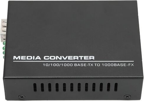 Multi Mode Fiber to Ethernet Media Converter G310 مادة معدنية اللون الأسود 1 X محول مع موصل SC للتحويل الكهروضوئي IEEE 802.3i بروتوكولات موصل RJ45 RJ45 in Saudi Arabia