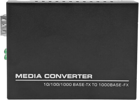 Multi Mode Fiber to Ethernet Media Converter G310 مادة معدنية اللون الأسود 1 X محول مع موصل SC للتحويل الكهروضوئي IEEE 802.3i بروتوكولات موصل RJ45 RJ45 in Saudi Arabia