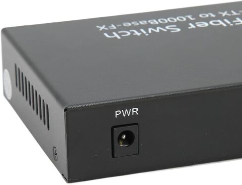 Ethernet Fiber Transceiver Full and Half Duplex Adaptive Supports QoS for Efficient Network Operation Plug and Play for Home Use Metal (US Plug) in Saudi Arabia