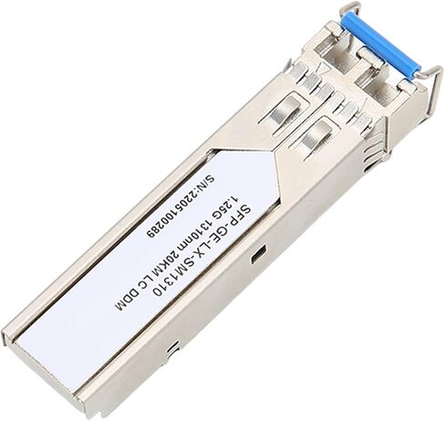 Keenso 1.25G SFP Optical Module 1310nm 20KM Transmission Distance LC Gigabit Module for Servers Silver 1.25G SFP Transceiver for Fiber Optic Equipment in Saudi Arabia