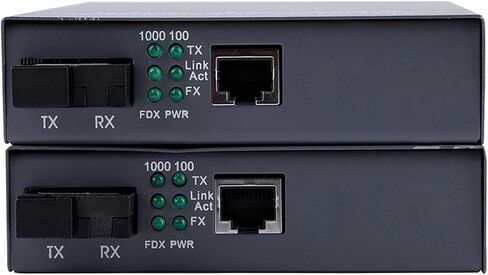 High Speed Gigabit Fiber Converter with Ethernet Port of 10/100/1000m, Ideal for Network Expansion Projects in Saudi Arabia