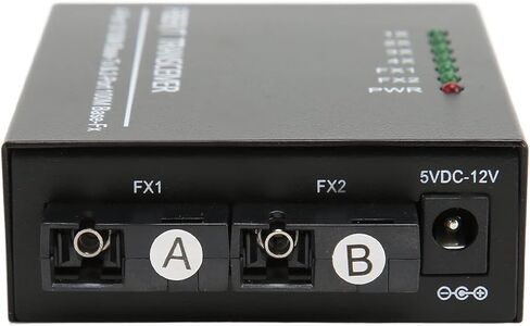 جهاز إرسال الألياف المدمج Keenso مع منفذ SC لتمديد شبكة Ethernet السريع ، والتوصيل والتشغيل ، ومؤشر LED لمراقبة الشبكة ، والمواد المعدنية (قابس الولايات المتحدة) in Saudi Arabia