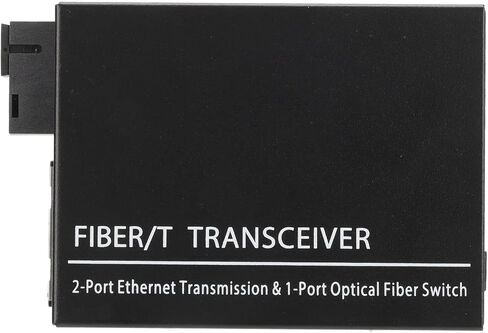 Keenso واحد الألياف الوضع الفردي مستقبلي الألياف Ethernet بنيت 1000 ميجابت في الثانية SC المنفذ البصري جهاز الإرسال والاستقبال البصري 100‑240V لشبكة تمديد (قابس الولايات المتحدة) in Saudi Arabia