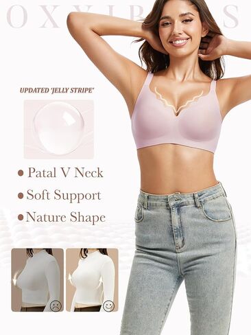 Plunge Bras for Women No Underwire Wireless Deep V Bralettes Soft T Shirt Sleep Bra with Bra Extenders Black S in Saudi Arabia