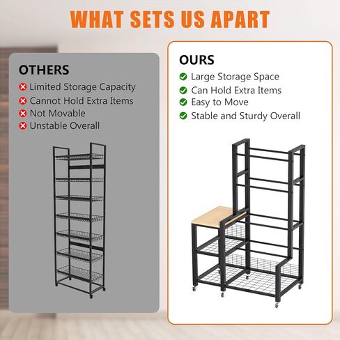 Disc Golf Storage Rack with Wheels – Heavy Duty Metal Disc Golf Rack for Discs, Backpacks & Accessories – Ideal for Garage, Home, or Store Display in Kuwait