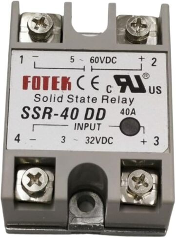 SSR-40DD Input 3-32VDC Output 5-60VDC FOTEK Solid State Relay ssr40dd in Saudi Arabia