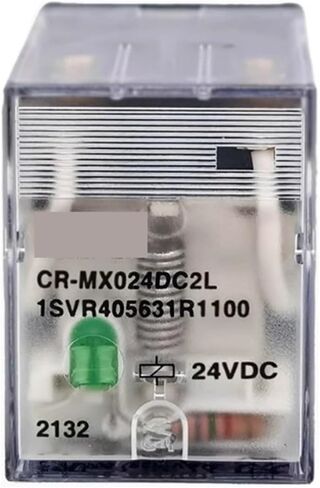 الترحيل الكهرومغناطيسي CR-MX024DC2L CR-MX230AC2L MY2NJ DC12V DC24V AC110V AC220V 8FEET 1PCS (CR-MX024DC2L DC24V) in Saudi Arabia