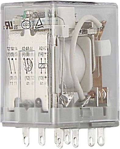 الترحيل الكهرومغناطيسي CR-MX024DC2L CR-MX230AC2L MY2NJ DC12V DC24V AC110V AC220V 8FEET 1PCS (CR-MX024DC2L DC24V) in Saudi Arabia