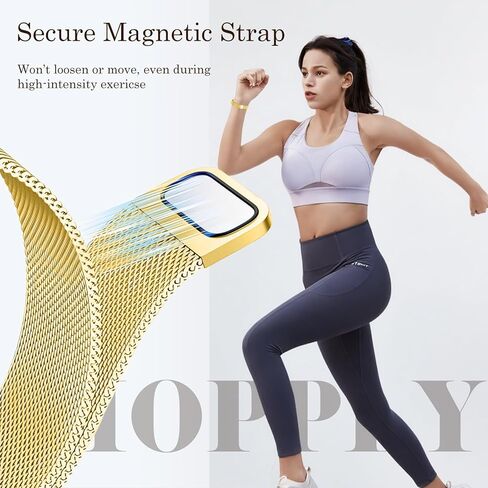 Hopply X-Shape Band Compatible with Fitbit Charge 6/Charge 5 Bands for Wmen Men, Stainless Steel Metal Mesh Milanese Loop Adjustable Strap Replacement for Fitbit Charge 6/Charge 5 Advanced Fitness & Health Trackers in Kuwait