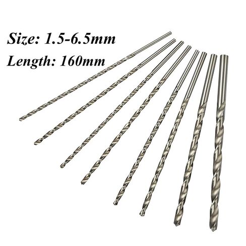 1.5mm-6.5mm إضافي طوله 160 مم من البلاستيك الخشب المعدني HSS بت تويست بيت (4 مم 2 مساءً) in Saudi Arabia