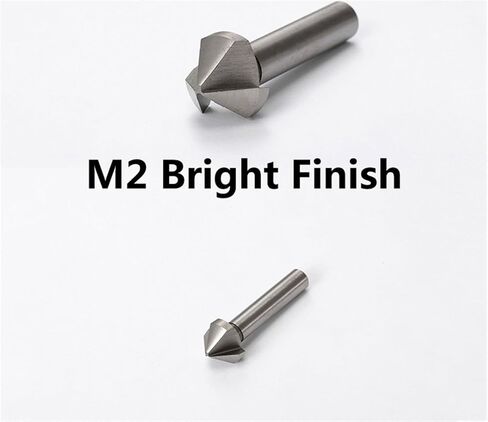 Chamfer Countersink Drill Bits 6.3-40mm 3 Flutes 90 Degree 1Pcs(M2 Titanium Coated,40mm) in Saudi Arabia