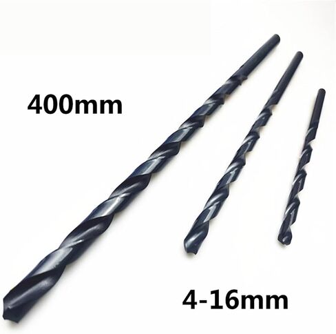 4mm-16mmx400mm m2 قطع الحفر الطويلة السوداء الطويلة لسبائك سبيكة الصلب الحديد الزهر 1pcs (6 مم 1pc) in Saudi Arabia