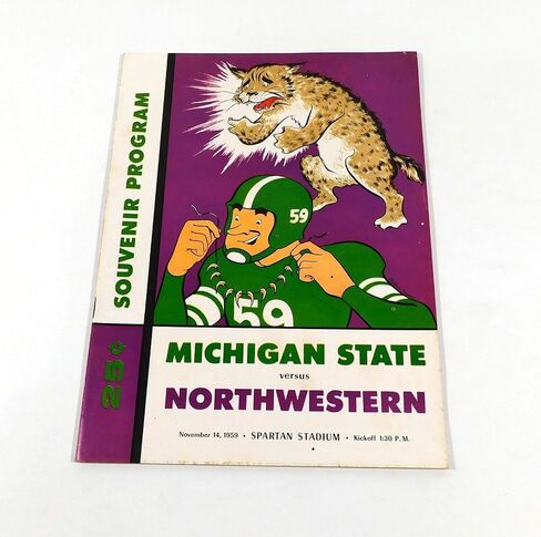 1959 Northwestern في Michigan State College Football Program 11-14-59-برامج الكلية in Saudi Arabia