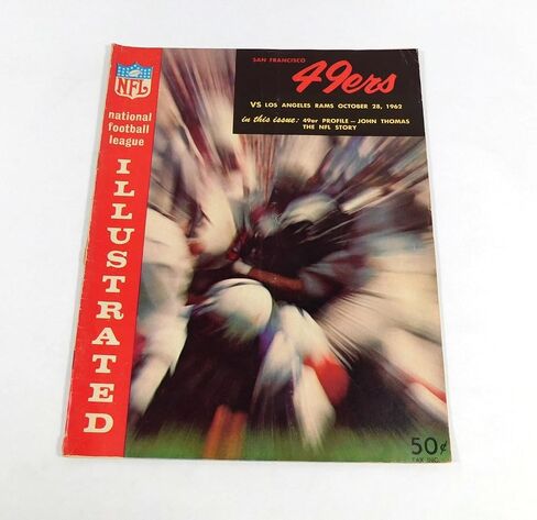 1962 Los Angeles Rams at San Francisco 49ers NFL Football Program 10-28-62 - NFL Programs in Saudi Arabia