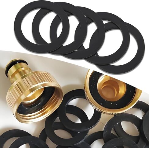 20PCS Black Rubber Flat Washers 32mm OD 24mm ID 3mm Thickness M24 Flat Washers for Water Butt Tap Faucet Pipe Valve Water Pipe Hose Bolt in Saudi Arabia