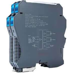 DC24V 4-20ma to 0-10v Signal Isolator 1 in 1 Out 4 20mA Signal Converter Isolator 0-10V to 4-20mA DC Analog Signal Isolator(1 in 2 Out,0-20MA_4-20MA Output) in Kuwait