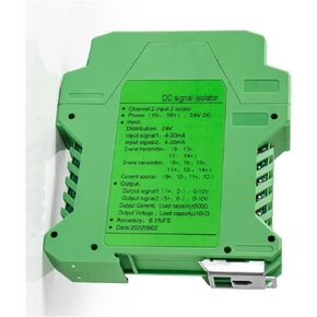 DC24V 4-20mA Signal Converter Isolator 1 in 1 Out 0-10V to 4-20mA Signal Isolator 4-20mA to RS485 DC Analog Signal Isolator(1 in 4 Out,0-10V_Output 0-5V) in Kuwait