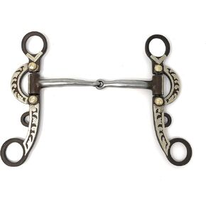 AJ Tack Argentine Engraved Smooth Snaffle Bit in Saudi Arabia