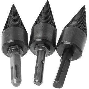 Firewood Splitter Machine Drill Wood Cone Punch Driver Drill Bit Split Drilling Tools 145x32mm/160x42mm 1Pcs(Hex Shank-32mm) in Saudi Arabia