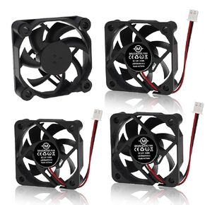 4010 3D Printer Fan DC12V 40X40X10mm Silent Brushless Cooling Fan 2 pin 6000RPM 23dB 6.8CFM Replacement for Printer,DVR(4PCS) in Kuwait