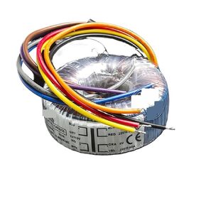 1PCS 50W Dual 9V ، Dual 15V ، Dual 12V ، Dual 18V ، Dual 25V Open Toroidal Transformers Voltage: 0V-115V 2 (Dual 9V) in Kuwait