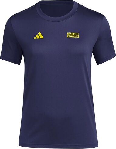 Adidas Women's Nashville SC Warp Local Warp قبل اللعبة القصيرة تي شيرت in Saudi Arabia