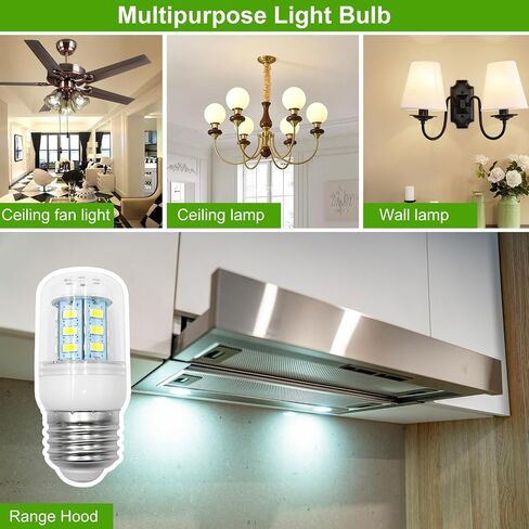 لمبة الثلاجة KEI D34L 5304511738 ، 3.5W 110V-130V مصابيح مصباح LED متوافقة مع ثلاجة فريجيديير ، استبدال لمصباح الأجهزة ، الضوء الأبيض ، 2 عبوة in Kuwait