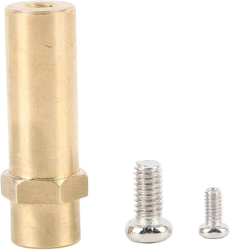 Brass Coupling Standoff 4MM Universal Wheel Motor Shaft Fixing Screw Robot Stainless Steel, for Robotics Enthusiasts Professionals in Saudi Arabia