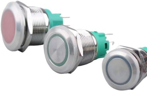5Pcs 12mm 16mm 19mm 22mm 25mm Metal Push Button Switch Protection Cover Silicone Waterproof Dust Cap(19mm) in Saudi Arabia