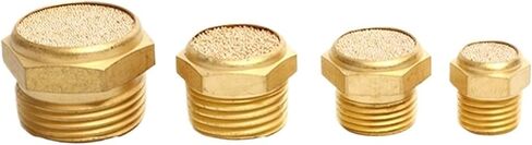10pcs/الكثير من كاتم الصوت النحاسي الكلامية الكاتم الصوت 1/8 "Pt 1/4" PT 3/8 "PT 1/2" PT Thread Nove Nove Muchfler Connector (SLM-02) in Kuwait