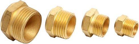 10pcs/الكثير من كاتم الصوت النحاسي الكلامية الكاتم الصوت 1/8 "Pt 1/4" PT 3/8 "PT 1/2" PT Thread Nove Nove Muchfler Connector (SLM-02) in Kuwait