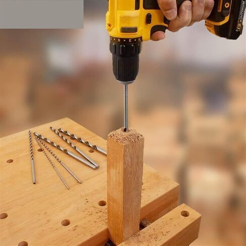 1pc 4mm-18mm extra 350mm metal wood plastic twist bit 4/5/6/7/8/9/10/11/11/11/14/15/16/18 مم (6 مم) in Saudi Arabia