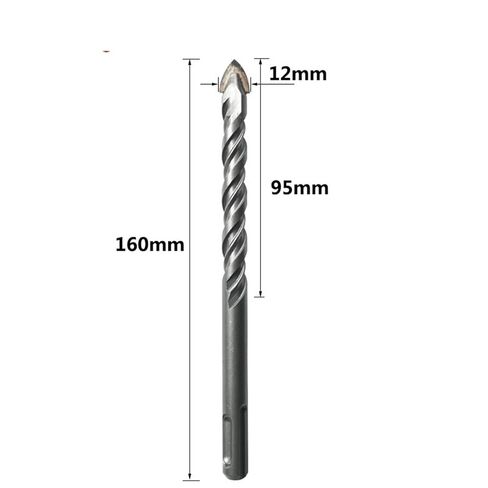 5PCS Glass Ceramic Tile Concrete Drill Bits Set 6/8/10/12mm Carbide Tipped SDS Plus 160mm Masonry Drill Bit(10mm(5PCS)) in Saudi Arabia