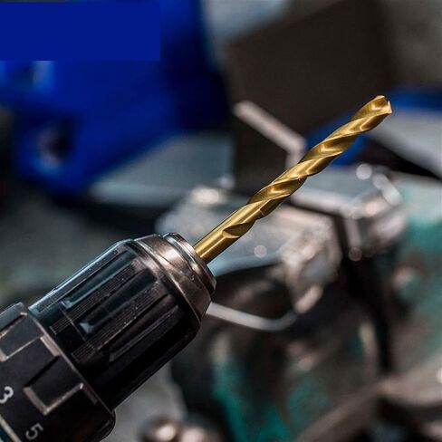 19PCS 1.0-10mm Drill Bits High Speed Steel M2 Fully Ground Twist Drill Bits for Cast Iron Metal Wood in Saudi Arabia