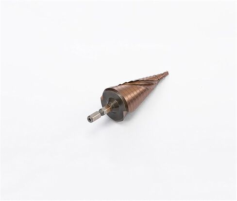 M2 M35 Step Drill Bit HSSCO Cobalt Cone Hex Shank Drill Bits Tool Set Hole for Metal Stainless Steel 1Pcs(M35 Cobalt,4-12mm(9 Steps)) in Saudi Arabia