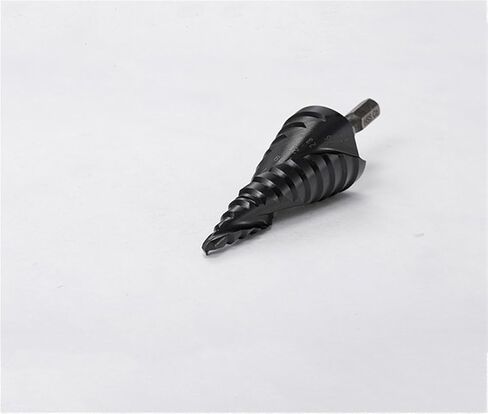M2 M35 Step Drill Bit HSSCO Cobalt Cone Hex Shank Drill Bits Tool Set Hole for Metal Stainless Steel 1Pcs(M35 Cobalt,4-12mm(9 Steps)) in Saudi Arabia