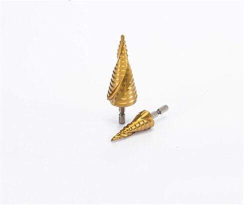 M2 M35 Step Drill Bit HSSCO Cobalt Cone Hex Shank Drill Bits Tool Set Hole for Metal Stainless Steel 1Pcs(M35 Cobalt,4-12mm(9 Steps)) in Saudi Arabia