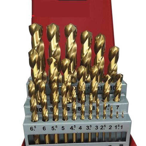 HSS M2 Coated Drill Bit 13/19/25PCS for Metal Woodworking Drilling Bits Set Power Tools Accessories(13PCS(1.5-6.5mm)) in Saudi Arabia