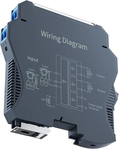 DC24V DC Signal Isolator 4-20mA 0-10V 0-5V 1-5V Analog Signal Isolator 1 in 1 Out 1 in 2 Out 2 in 2 Out(0-20MA_Input 0-10V) in Kuwait