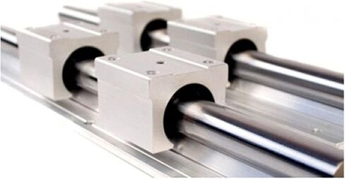 احترافية 2PCS SBR16 L 600 مم قضبان محامل خطي + 4pcs SBR16UU كتل تحمل الحركة الخطية in Saudi Arabia