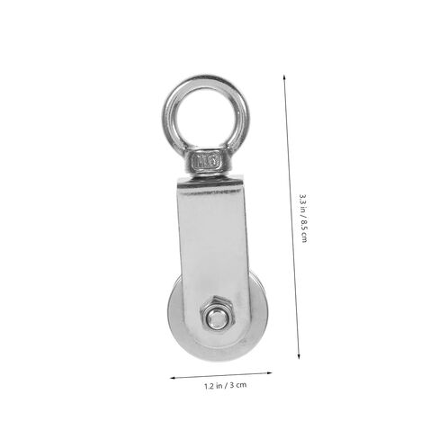 GLEAVI 2PCS نظام الحبل الفولاذ المقاوم للصدأ الحبل البكر الثقيل للبكرات الصناعية للرفع الفعال والتصميم المتحرك لحبال الأسلاك in Saudi Arabia