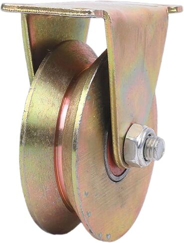 Cabilock Ceiling Pulley System Heavy-Duty V-Type Track Wheel for Smooth Lifting and Cable Rope Attachment for Industrial and Home Use Steel Construction in Kuwait