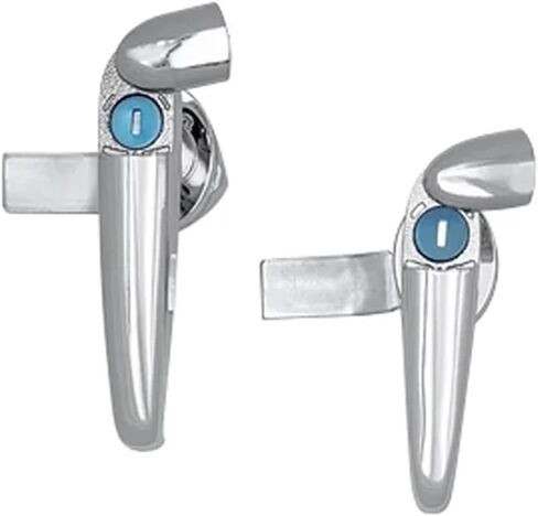 2pcs مربع توزيع سبيكة الزنك مع قفلات مجموعة الغلاف مفتاح باب الخزانات الكهربائية قفل (2pcs-Zinc-308-3) in Saudi Arabia