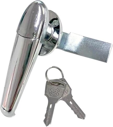 2pcs مربع توزيع سبيكة الزنك مع قفلات مجموعة الغلاف مفتاح باب الخزانات الكهربائية قفل (2pcs-Zinc-308-3) in Saudi Arabia