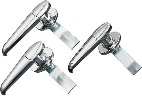 2pcs مربع توزيع سبيكة الزنك مع قفلات مجموعة الغلاف مفتاح باب الخزانات الكهربائية قفل (2pcs-Zinc-308-3) in Saudi Arabia