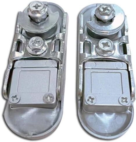 2PCS Zinc Alloy AB303 Plane Button Lock Distribution Box Cabinet Door Locks Industrial Machinery and Equipment(2pcs-with Key) in Saudi Arabia